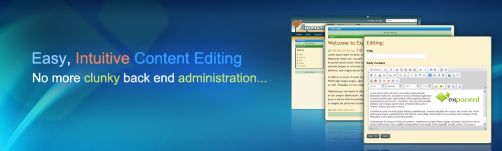 Easy, Intuitive Content Editing With No More Clunky Back End Administration